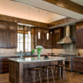 How to brighten up a dark brown kitchen?
