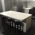 What is the average overhang for counter seating?