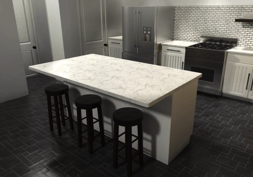 What is the average overhang for counter seating?