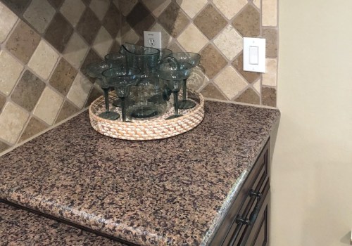 What do you use where backsplash meets countertop?