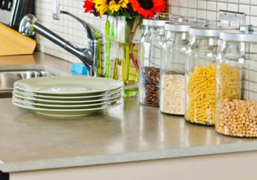 What is the downside of laminate countertops?